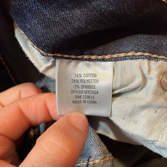 Harper Woman’s Dark Wash Stretch Skinny Jeans Size 27 - Picture 5 of 7